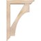 Ekena Millwork Westlake Traditional Smooth Bracket w/ Offset Brace, Douglas Fir, 5 1/2"W x 26"D x 38"H BKT0604X26X38WTL01SDF - alternate 3